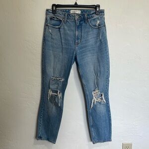 Abercrombie curve love skinny high rise jeans size 28/6S